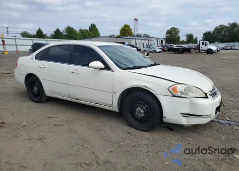 2007 Chevrolet Impala Police из США, поврежденный, VIN 2G1WS55R379403441